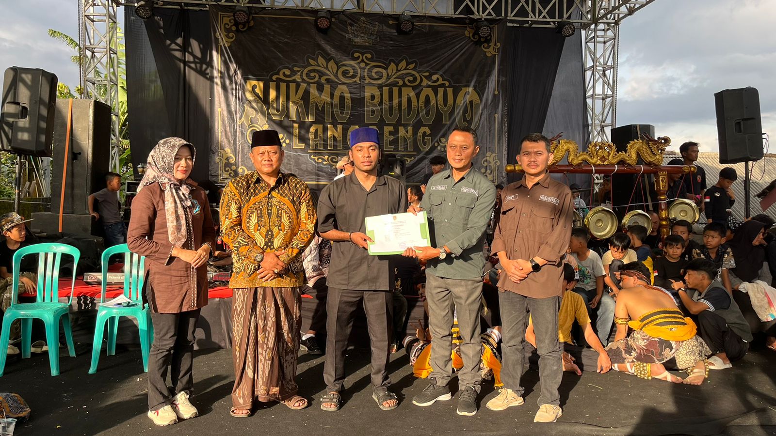 Peresmian Kesenian Sukmo Budoyo Langgeng di Tempel, Desa Balerejo, Kecamatan Kaliangkrik